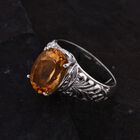Royal Bali - Citrin Ring, 925 Silber (Größe 19.00) ca. 5.38 ct image number 1