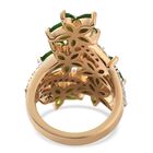 Natürlicher Chromdiopsid und Zirkon-Ring - 4,13 ct. image number 5