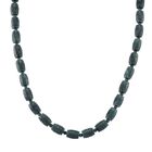 EXTREM SELTEN - D'Joy Natürlicher Olmek Jadeit Halskette, flexibel, 925 Silber rhodiniert ca. 450.00 ct