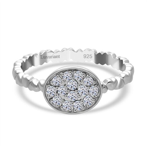 LUXURIANT DIAMOND- SI Labor Diamant Ring, 925 Silber rhodiniert - 0,34 ct. image number 0