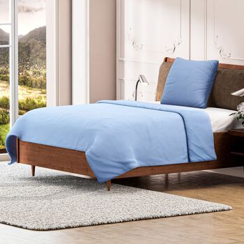 Kupferinfusion Bettw&auml;sche - 2-teiliges Set, blau