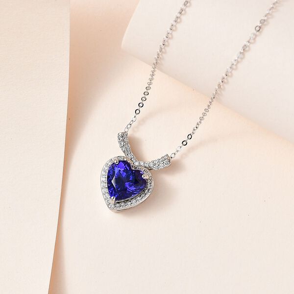 RHAPSODY AAAA Tansanit und Diamant Anhänger mit 45cm Kette - 2,28 ct. image number 2