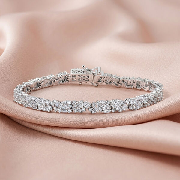 LUXURIANT SI-GH Labor Diamant 18,5cm Armband - 4 ct. image number 1