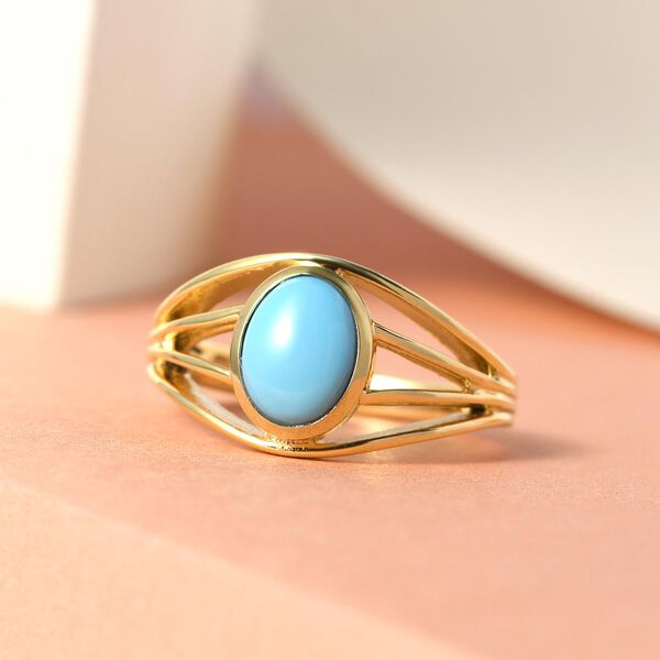 Amerikanischer, nat&uuml;rlicher Sleeping Beauty T&uuml;rkis-Ring image number 2