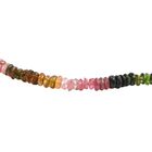 Natürliche, mehrfarbige Turmalin-Halskette, 50 cm - 59,40 ct. image number 4