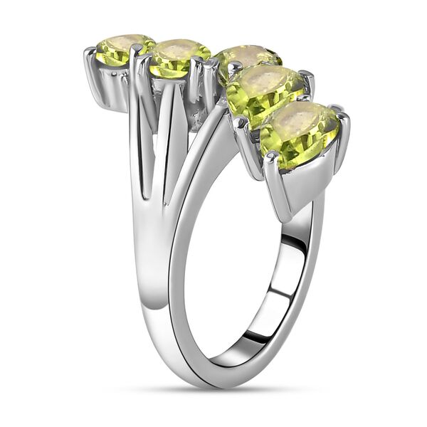 Peridot-Ring, (Größe 16.00) Edelstahl, ca. 3,50 ct image number 5