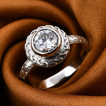 Royal Bali Kollektion- Moissanit Ring - 1,44 ct.