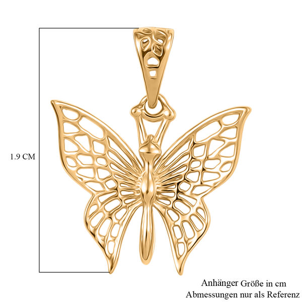 Schmetterlings-Anhänger in 375 Gold image number 6