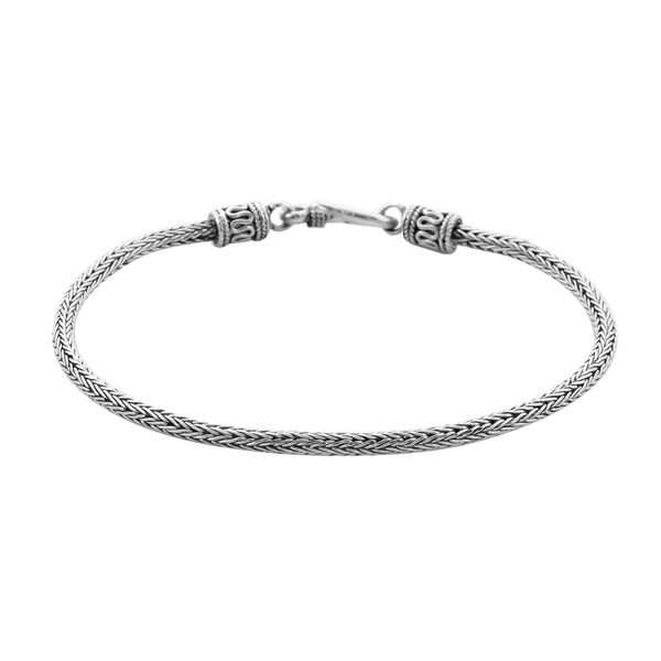 Royal Bali Kollektion - Tulang Naga Armband, ca. 19 cm, 925 Silber, ca. 8,12g