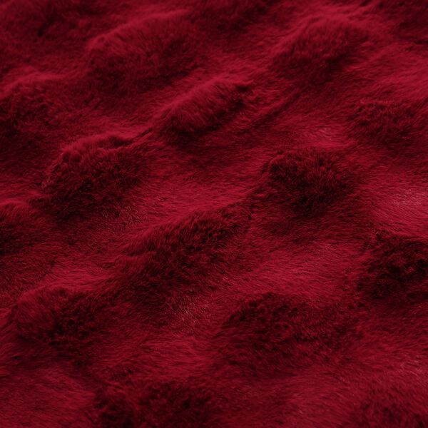 Serenity Night: Superweiche doppellagige Decke, luxuri&ouml;ses Kunstfell mit Mikropl&uuml;schfutter, 750gsm, 150x200 cm, Rot image number 3