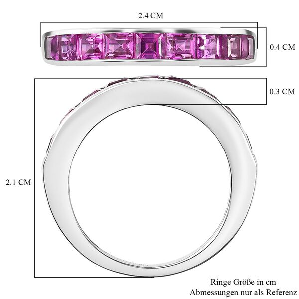 LUXURIANT AAA Labor Rosa Saphir Ring - 1,94 ct. image number 7