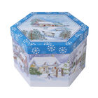 14er-Set Weihnachtskugeln in Geschenkbox, Weihnachtsmotiv, Durchmesser 7,5 cm, Mehrfarbig image number 4