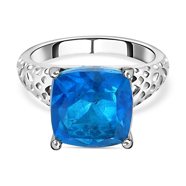 Karibik Quarz Ring, Edelstahl, (Gr&ouml;&szlig;e 17.00), ca. 5.12 ct