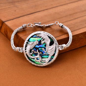 Abalone Muschel Armband ca. 19 cm 925 Silber