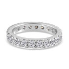 88 Facetten Moissanit-Ring, 925 Silber platiniert  ca. 1,32 ct image number 0