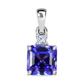 RHAPSODY AAAA Tansanit und VS Diamant Anhänger in 950 Platin - 2,06 ct.