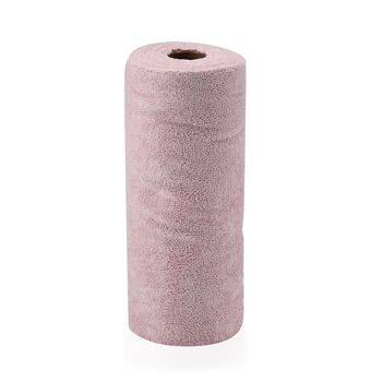 Wiederverwendbare Abrei&szlig;-Mikrofaser-Handtuchrolle - 30x30cm, 30 T&uuml;cher/Rolle, 180gsm, Rosa