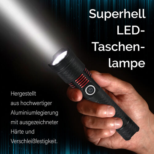 Aluminium LED Taschenlampe image number 1