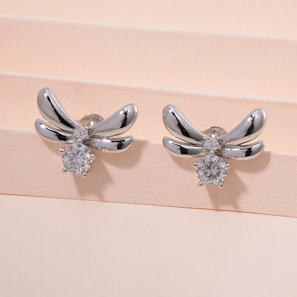 Moissanit Ohrringe - 0,86 ct. image number 2