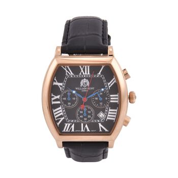 Wei&szlig;er Kristall Uhren 9.75 cm Reiner Edelstahl IP Rosa Plattierung