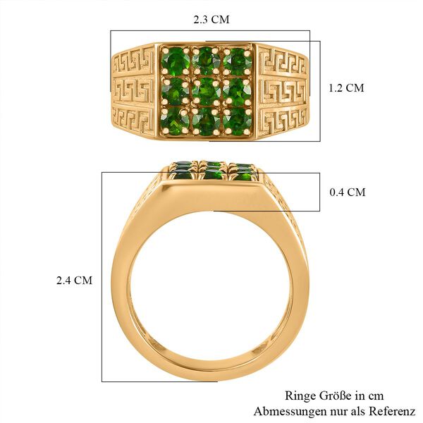 Nat&uuml;rlicher Chromdiopsid-Ring - 1,23 ct. image number 6