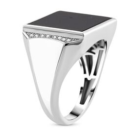 D'Joy Shungit und Topas Ring - 25,32 ct.