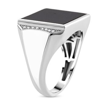 D'Joy Shungit und Topas Ring - 25,32 ct.