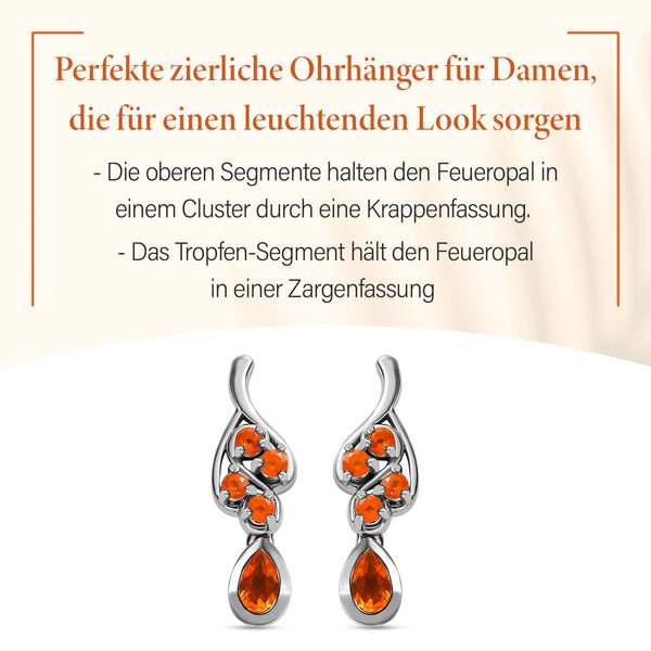 Vivid Salamanca Feueropal Ohrringe image number 6