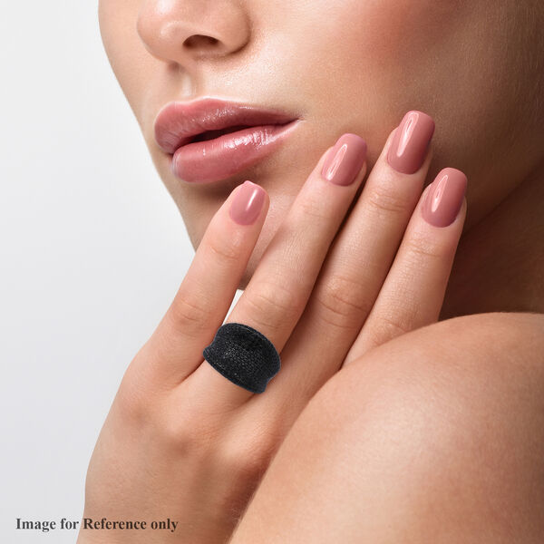 Schwarzer Spinell Ring 925 Silber rhodiniert  ca. 2,78 ct image number 2