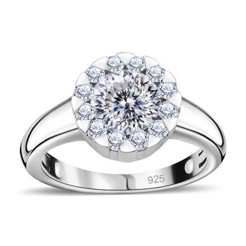 Moissanit Ring - 1,68 ct.