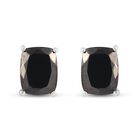 Elite Shungit Ohrstecker 925 Silber platiniert ca. 2,16 ct