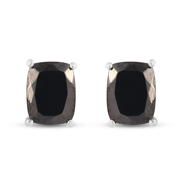 Elite Shungit Ohrstecker 925 Silber platiniert ca. 2,16 ct