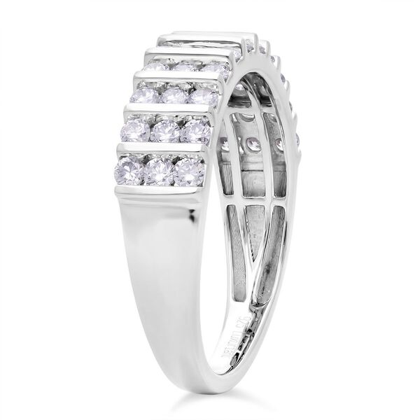 LUXURIANT DIAMOND - Lab Grown Diamant SI-GH Ring 925 Silber Rhodiniert (Gr&ouml;&szlig;e 17.00) ca. 1,12 ct image number 5