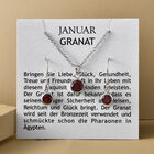 2er Set - Roter Granat-Anhänger mit Kette und Ohrringe, 925 Silber Edelstahl, ca. 3.48 ct image number 8