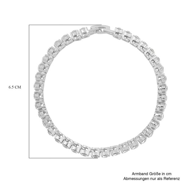 Kristall-Schmuckset in Silberton image number 9