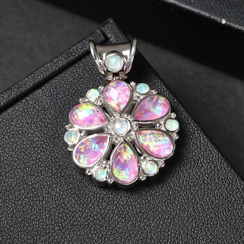 Sajen Silber-Opal Dublett Anh&auml;nger 925 Silber rhodiniert ca. 6.27 ct
