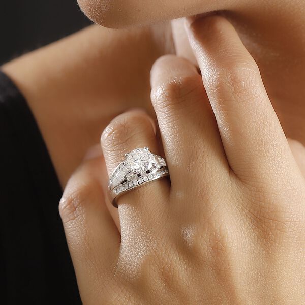 Moissanit Ring - 2,55 ct. image number 3