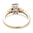 Tansanit und Diamant Ballerina-Ring in Gold image number 4