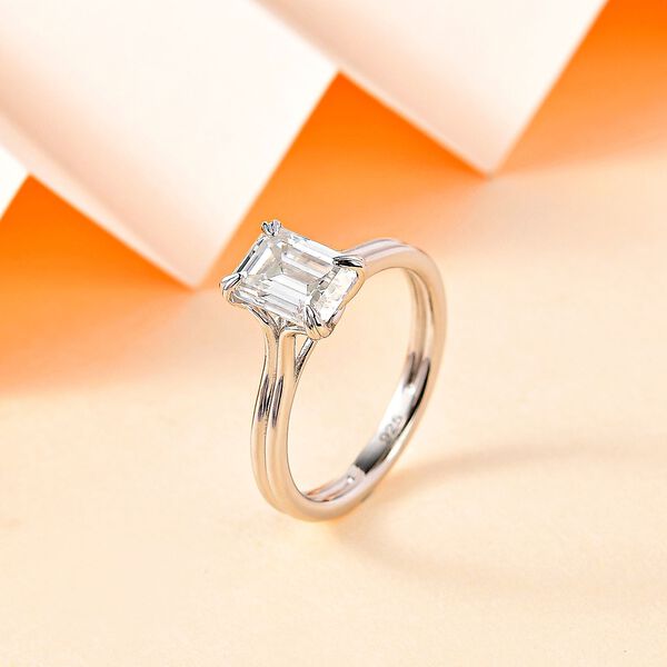 Moissanit Ring - 1,63 ct. image number 2
