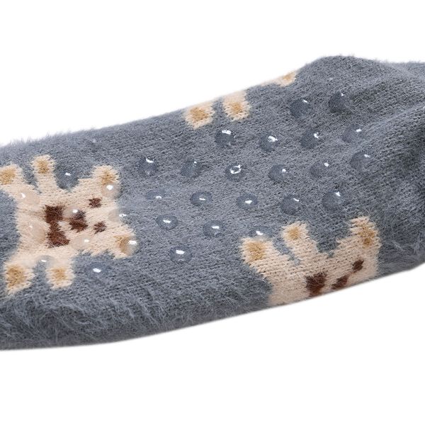 2er Set kuschelige Sherpa Socken, Teddybären image number 2