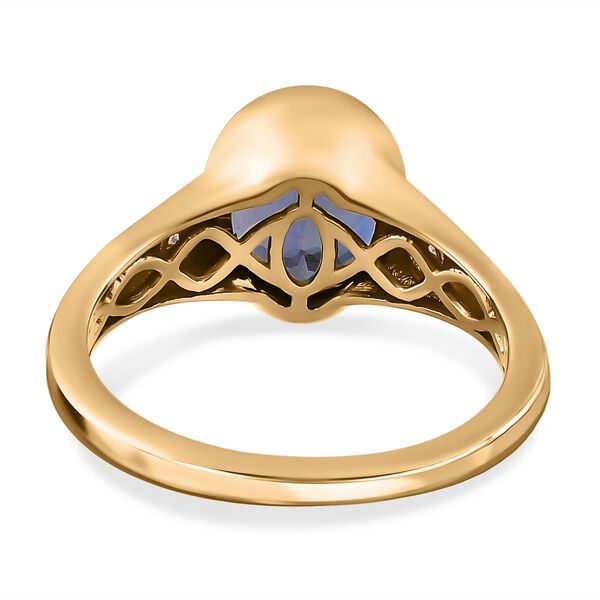 AAA Pfau Tansanit und Diamant Ring - 2,60 ct. image number 7