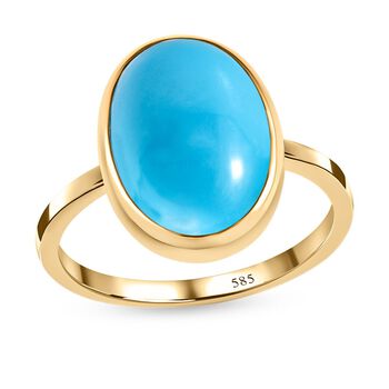 AAA amerikanischer, nat&uuml;rlicher Sleeping Beauty T&uuml;rkis-Ring - 5,65 ct.