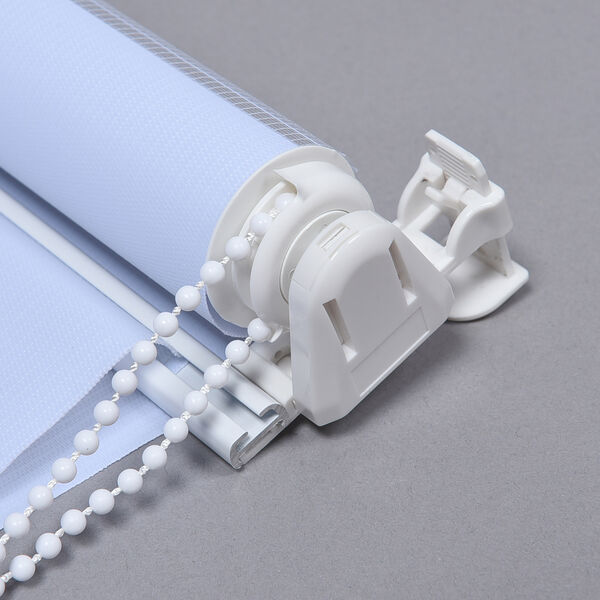 Easy-Klemm - 2-lagiges Fensterrollo, Gr&ouml;&szlig;e 80x150 cm, Wei&szlig;&nbsp; image number 4