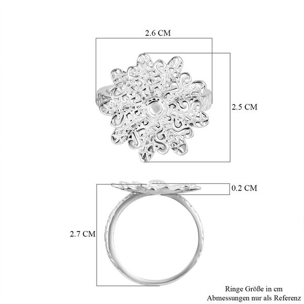 Royal Bali Kollektion- Ring im G&auml;nsebl&uuml;mchen-Design image number 5