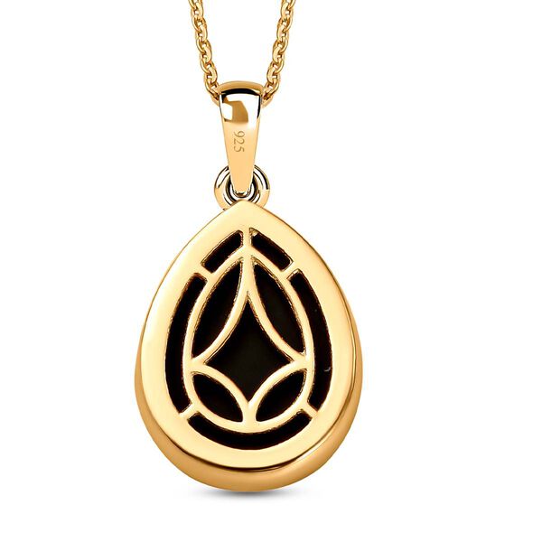 Kanadischer Ammolit-Solit&auml;r-Anh&auml;nger mit Kette image number 5