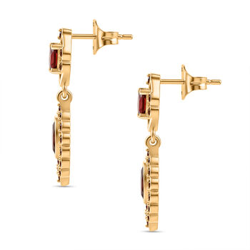 EverTrue Mosambik Granat Ohrringe - 2,57 ct.