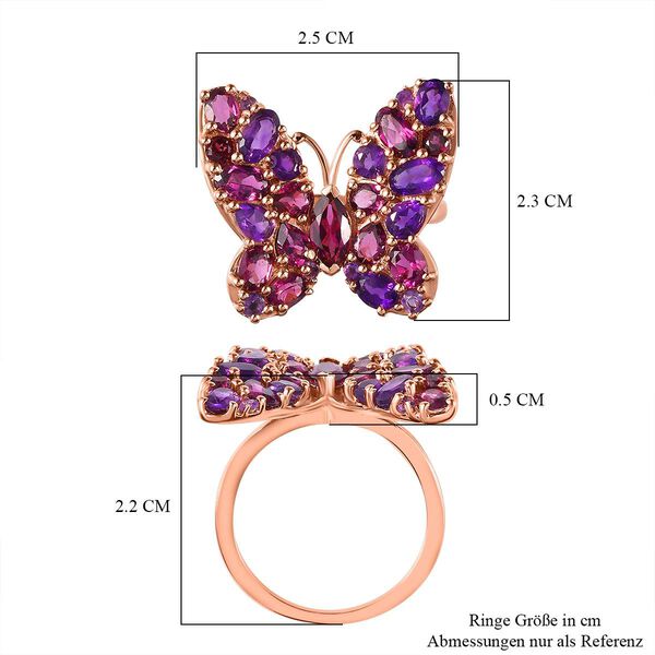 Rhodolith Granat Ring - 4,27 ct. image number 7