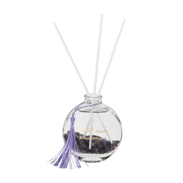 The 5th Season- Aromatherapie Duft-Diffusor mit Amethyst, Duftst&auml;bchen und Quasten, 100ml image number 2