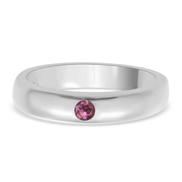 Rosa Turmalin Ring 925 Silber platiniert  ca. 0,14 ct