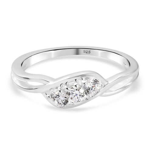 LUSTRO STELLA - feinster Zirkonia-Ring, 925 Silber image number 0